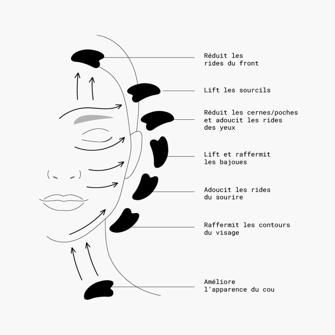 Gua Sha Visage Howlite